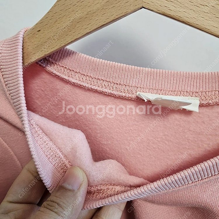 (L사이즈.10사이즈) 제이크루 jcrew 분홍 기모 ...--5