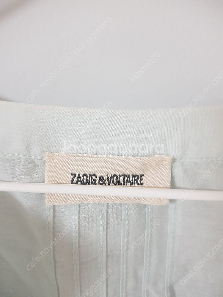 쟈딕 자딕 zadig 앤 볼테르 면 블라우스 택포--2