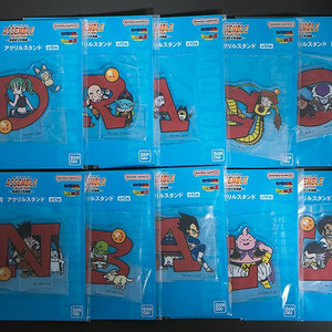 이치방쿠지 제일복권 드래곤볼 어셈블 콜렉션 ASSEMBLE COLLECTION H상 아크릴스탠드 10종세트 팝니다. 미개봉새제품