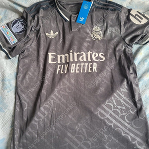 24-25 레알마드리드 써드 레플리카(M) 카마빙가 챔스 풀패치 판매합니다