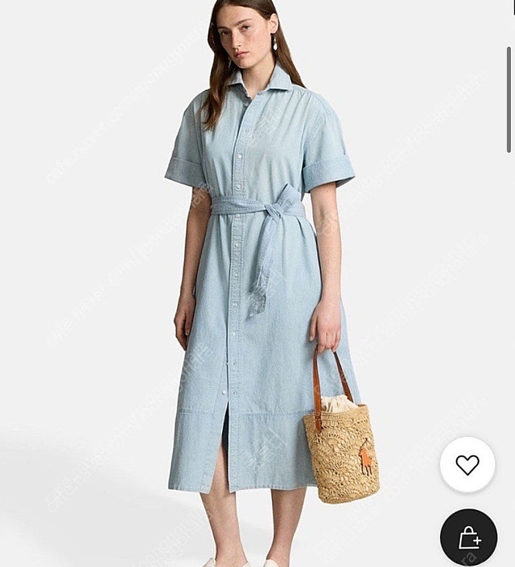 (새상품) 폴로 데님 원피스 4사이즈--0