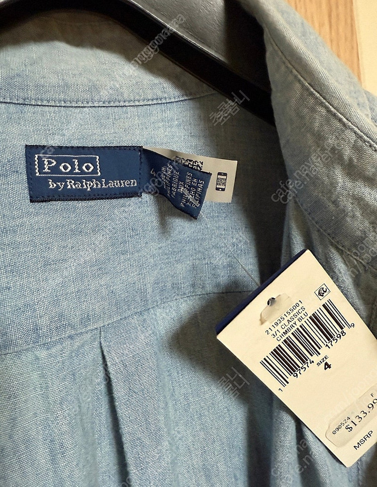 (새상품) 폴로 데님 원피스 4사이즈--5