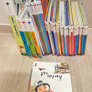 웅진 첫 지식그림책 콩알 어린이 34권 전권