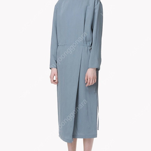 한섬 더캐시미어 the cashmere 실크 혼방 스트랩 원피스 롱원피스