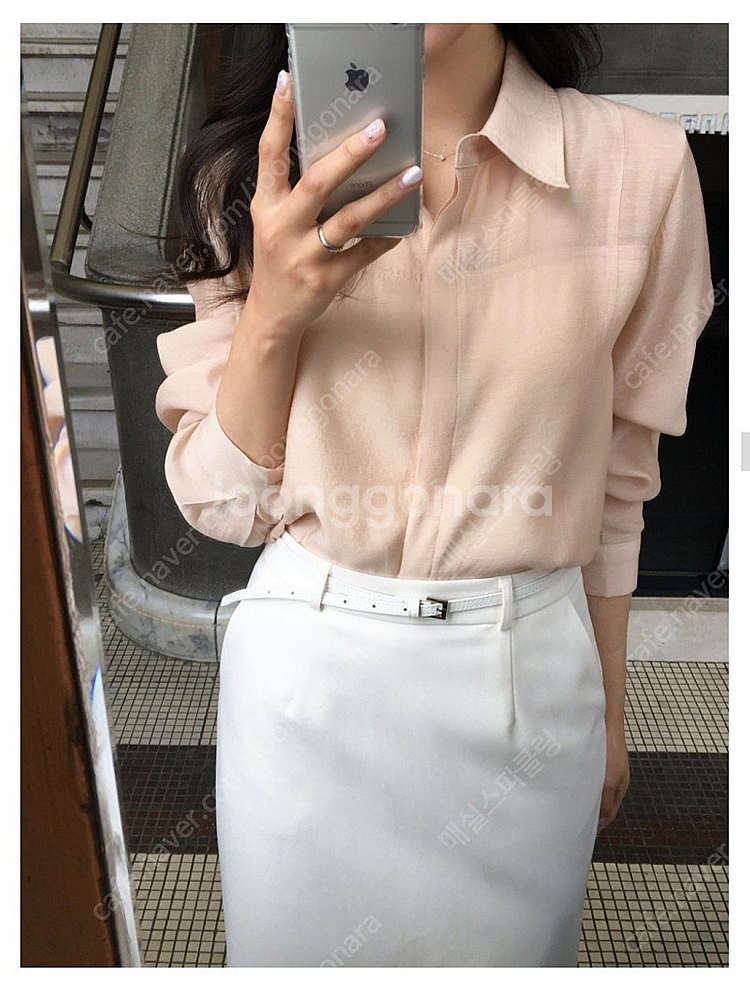 나흐트 Spring collar blouse pink--0