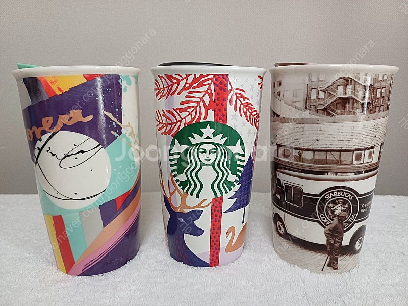 스타벅스 파이크 플레이스 더블월 머그 스타벅스 홀리데이 숲 더블월 머그 스타벅스 DW 코리아 트래디셔널 머그 355...--0