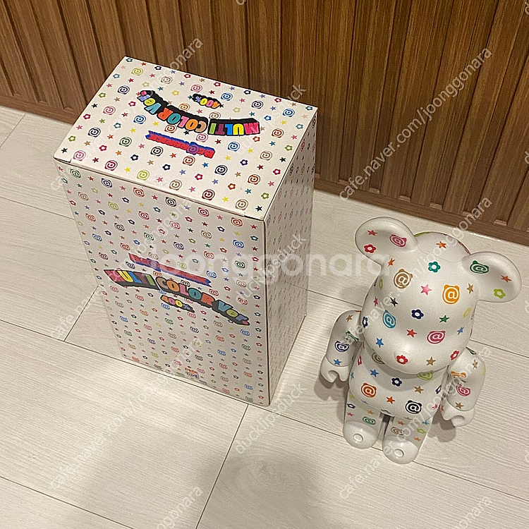정품 메디콤토이 베어브릭 400%_멀티 컬러 모노그램 ...--5