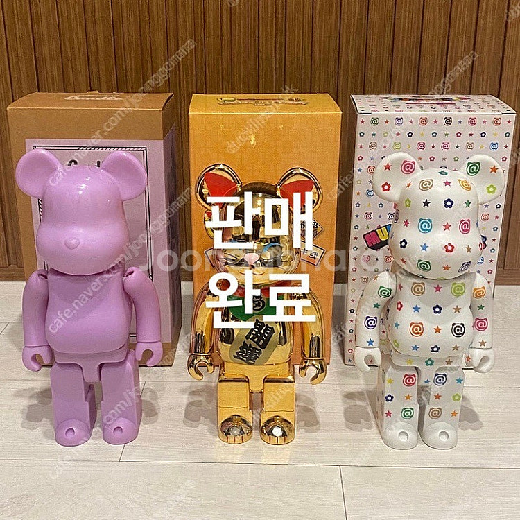 정품 메디콤토이 베어브릭 400%_멀티 컬러 모노그램 ...--7