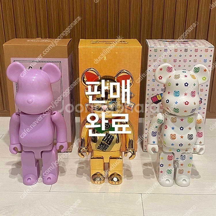 정품 메디콤토이 베어브릭 400%_캔들 퍼플 MEDIC...--9