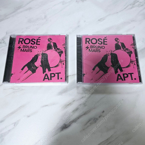 (2종 세트) 로제 APT 아파트 CD / 블랙 핑크