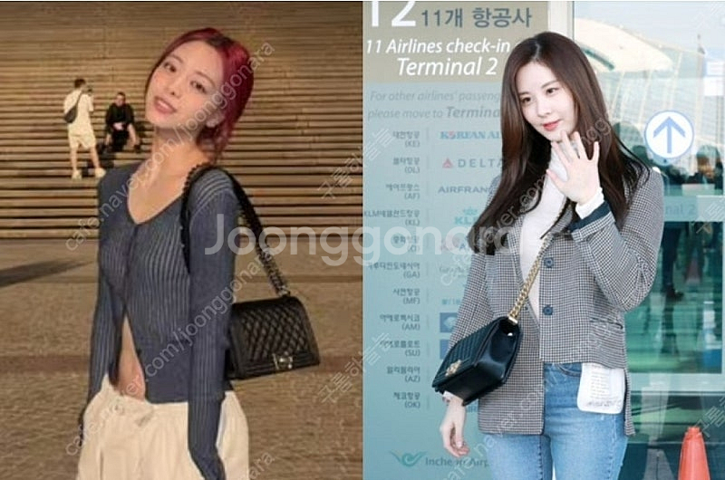 샤넬 보이백 미듐 블랙 캐비어 은장--2