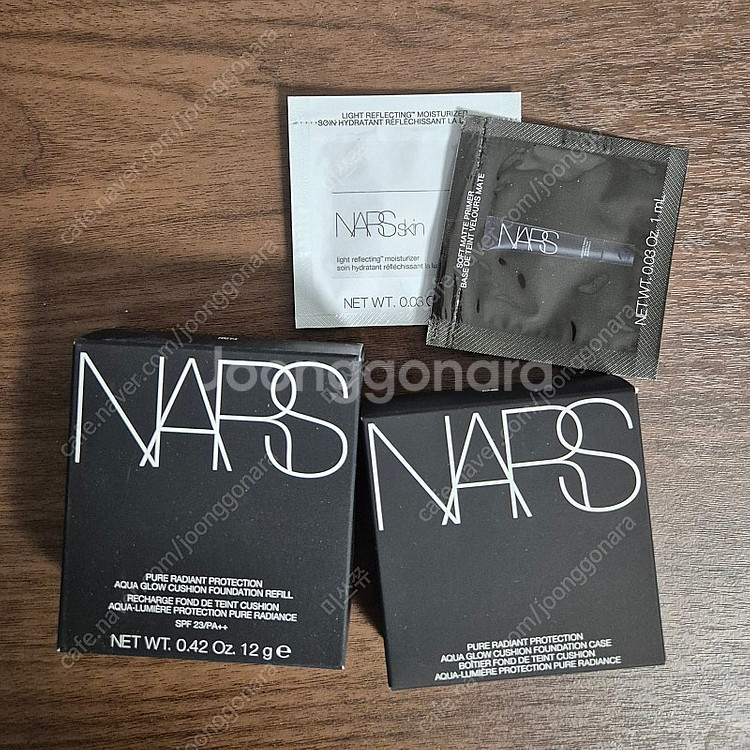 나스 쿠션 한라 + 케이스 +샘플지 (새상품)--0