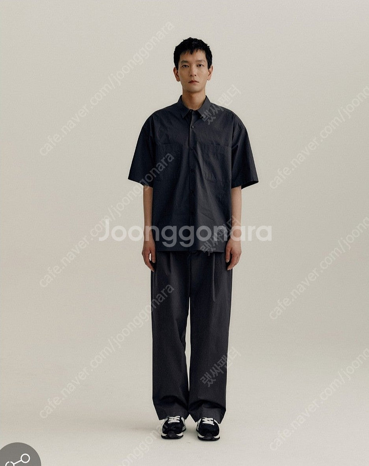 어나더오피스 라이터 셔츠- 잉크네이비, 2size--1