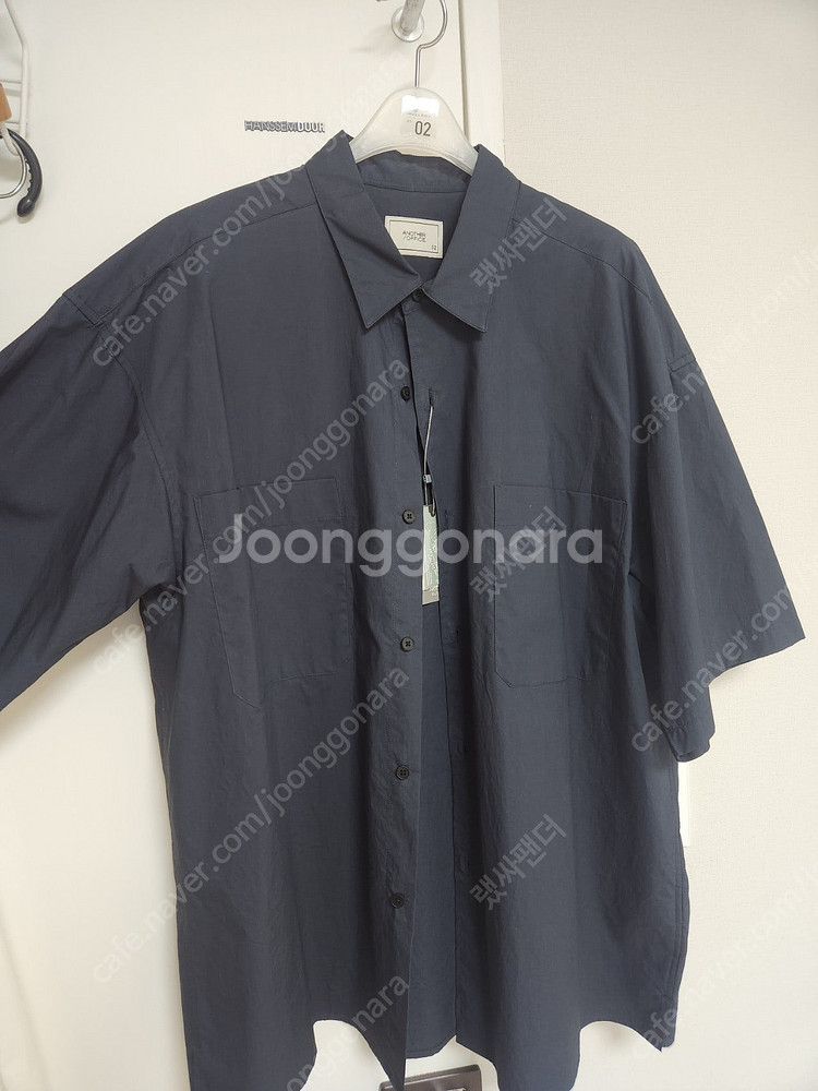 어나더오피스 라이터 셔츠- 잉크네이비, 2size--6