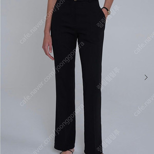 시에 sie 루나 세미 플레어 트라우저 블랙 스탠다드 xs