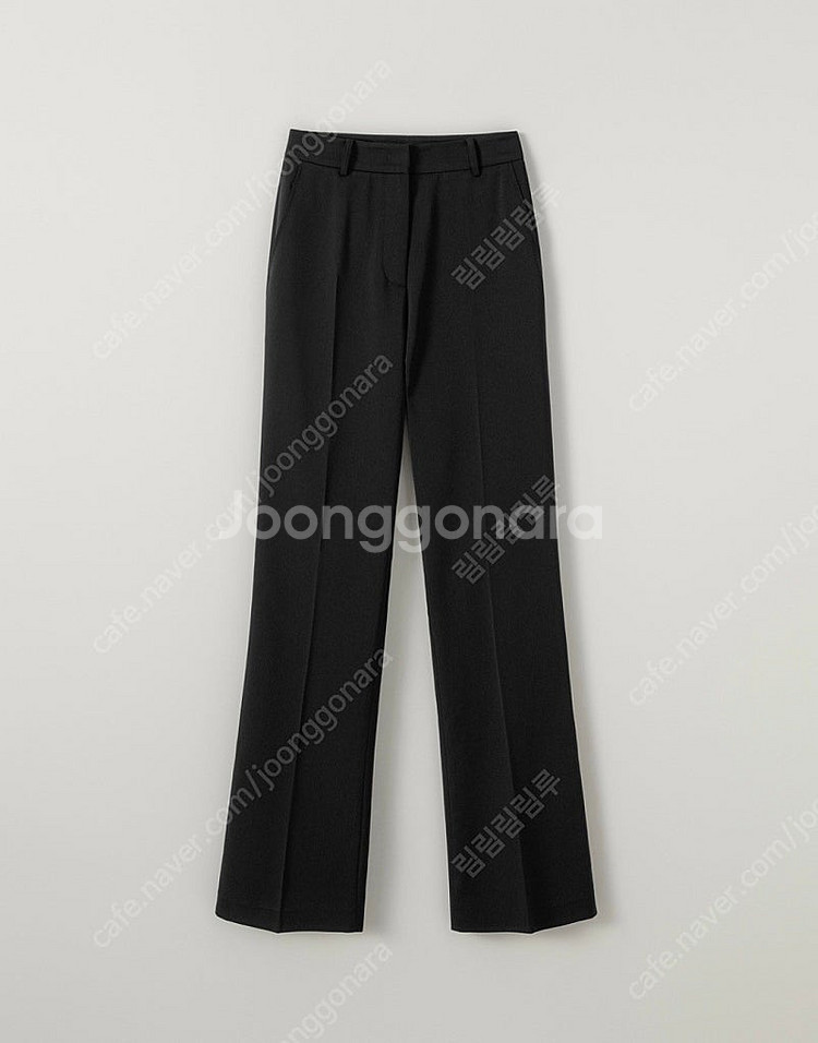 시에 sie 루나 세미 플레어 트라우저 블랙 스탠다드 xs--2