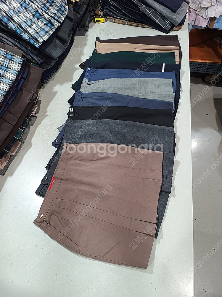 중고 교복치마 사이즈65 10장 택포33000 < 단색...--2