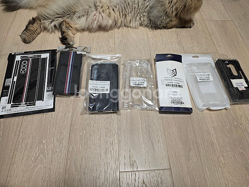 갤럭시 폴드5 512기가 크림 올갈이 자급제 판매--1