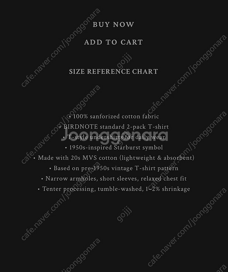 버드노트 BIRDNOTE 2PACK 티셔츠 / 더블알엘...--1