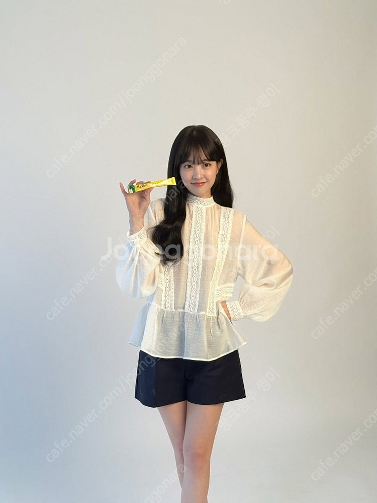 자라 레이스 트림 블라우스(박보영 블라--1