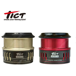 틱트 TICT CBS SPOOL-D (골드-블랙) 판매합니다.
