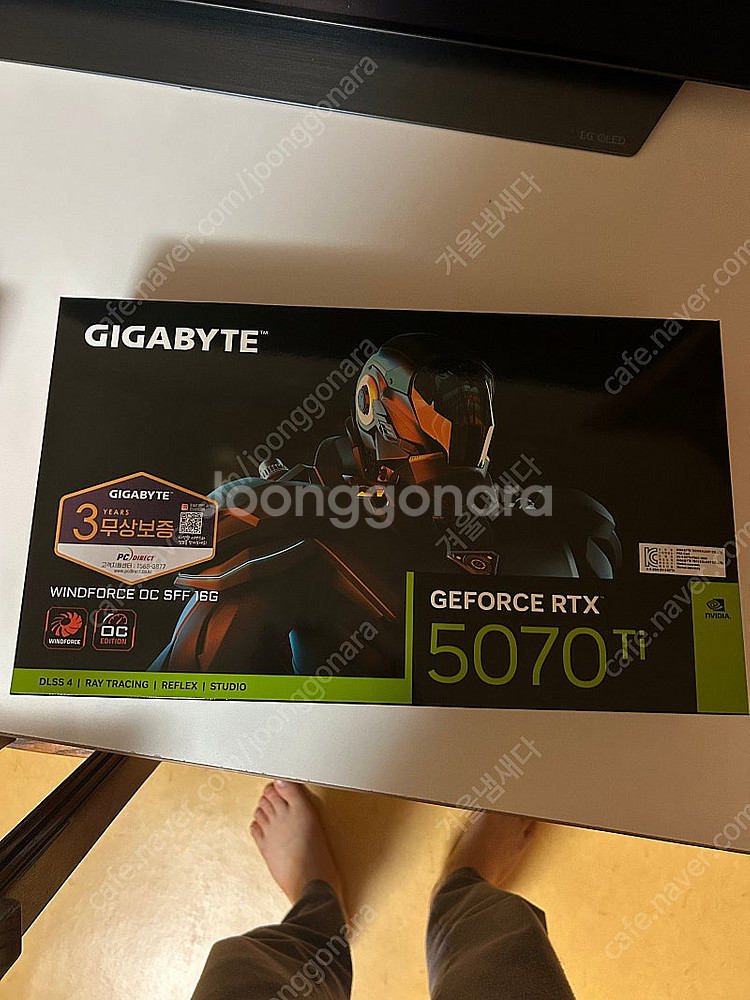 GIGABYTE RTX 5070 Ti 그래픽카드--0