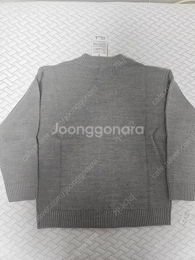 [새제품] 커스텀어클락 가디건 그레이 S--1