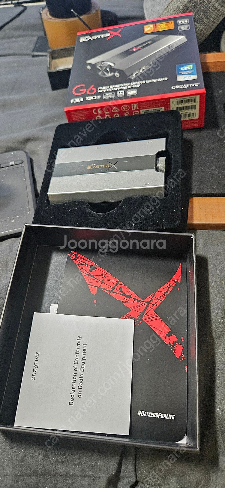 사운드블라스터 g6 팝니다요^^--2