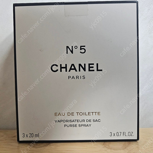 [CHANEL]넘버5 오 드 뚜왈렛(3x20ml)105120 새제품 팝니다.