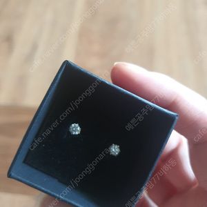 랩 다이아 3부 귀걸이 14k 옐로우