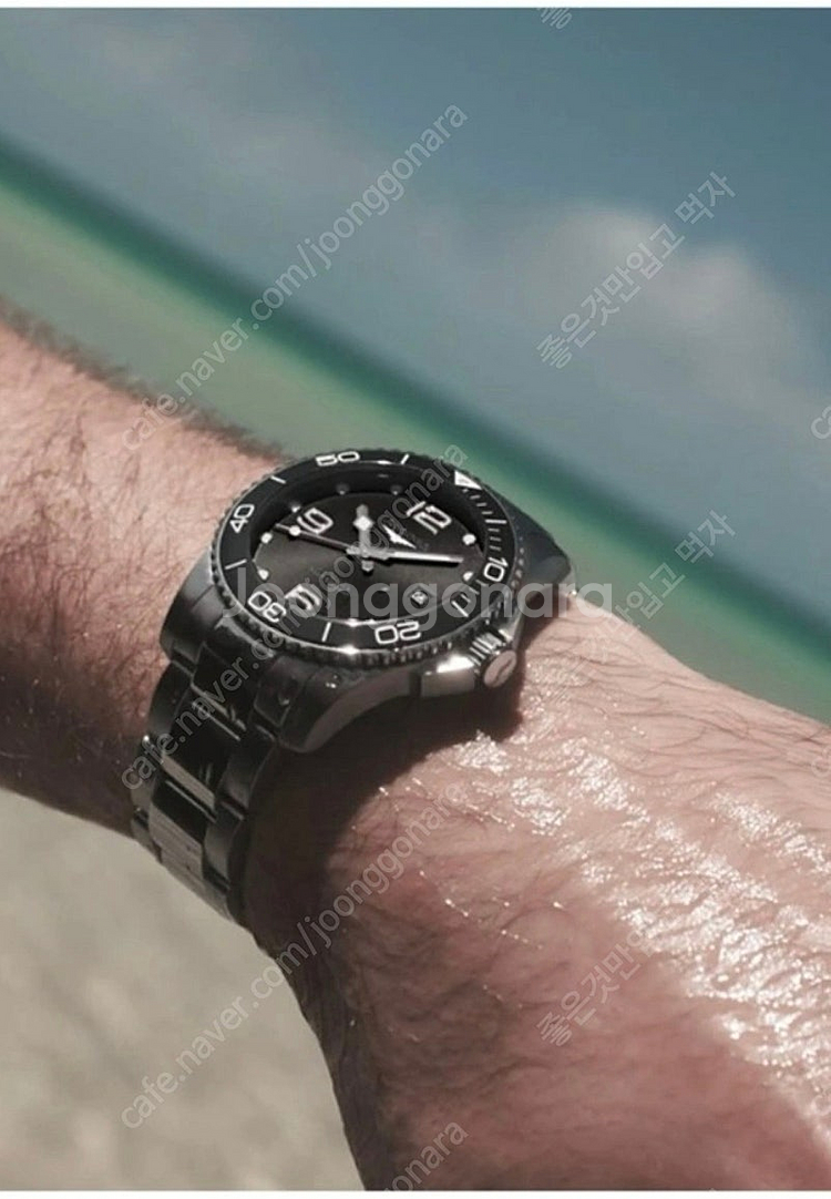 론진 하이드로콘퀘스트 41mm 신형 세라믹베절 새거나마...--1