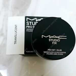 MAC 맥 쿠션 루스 파우더 스튜디오 픽스 프로 세트 블러 웨이트리스 루즈 파우더6.5g ( 미개봉 새상품) 투명 당일접수