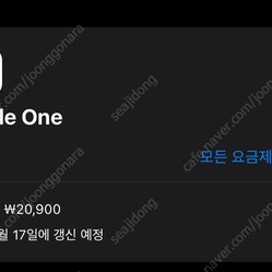애플원 1년 (~26.08.17) 구독 2명 모집합니다.