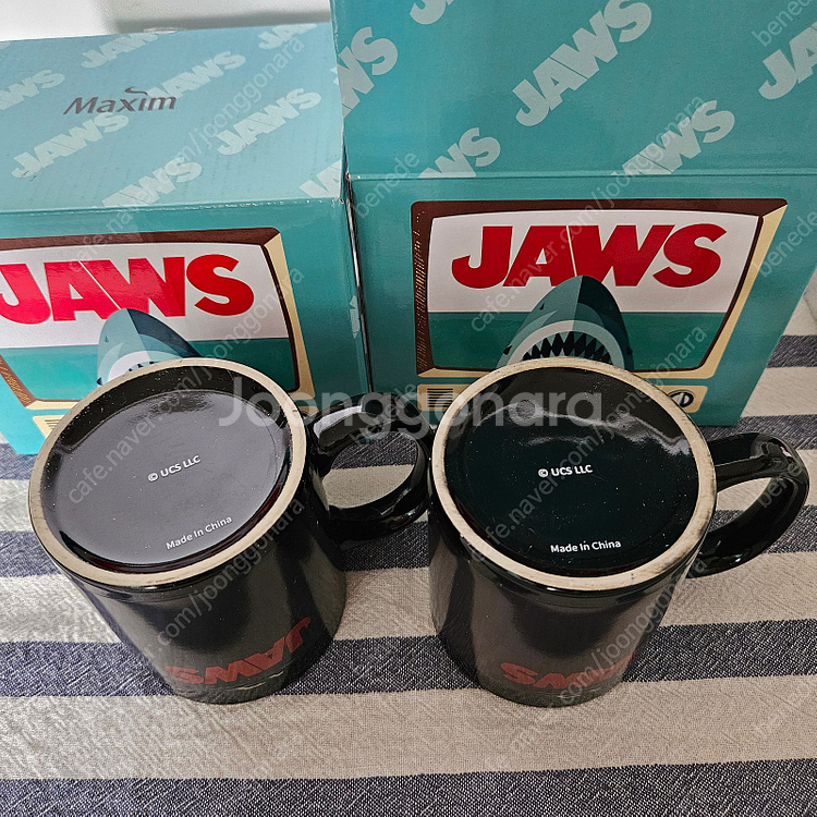 맥심 유니버셜 콜라보 죠스 변온머그 피규어텀블러/호가든...--5