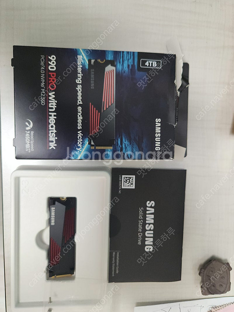 삼성 SSD 990 PRO Heatsink 4TB 팝니...--0