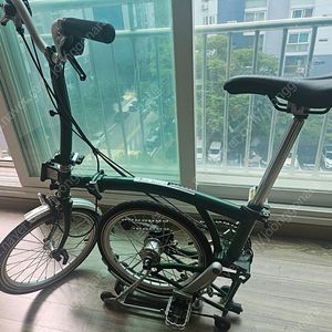 브롬톤 m6r 레이싱그린 22년구매 산바다정품