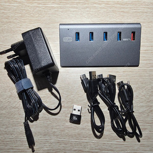 5포트 USB허브 NEXT-360U3QC-10G