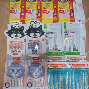 고양이 츄르 70개 미개봉 일괄
