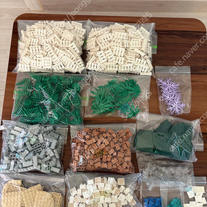 레고 벌크 브릭(울타리펜스, 나무, 벽돌 브릭 등) 팝니다