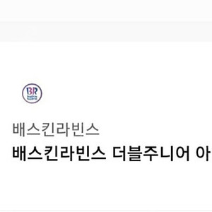 배스킨라빈스 더블주니어