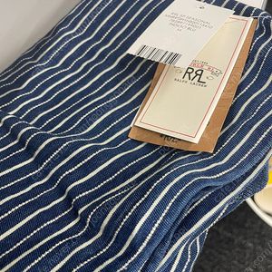 RRL 인디고 스트라이프 저지 티셔츠 M 새제품