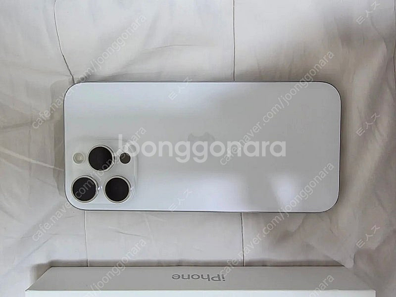 아이폰 16 프로맥스 화이트 256기가 팝니다--1