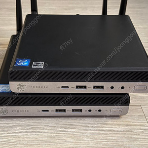 HP Prodesk 600 G4 초소형 데스크탑 판매합니다. (i5-8400T, 8GB램, 256GB NVMe)