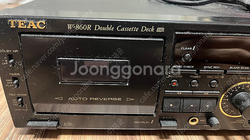 카세트 더블 데크 teac--1
