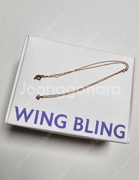 [윙블링] 14k 루시 천연다이아 목걸이(3.2mm)--0