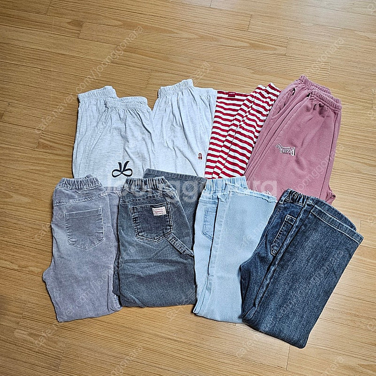 일괄 여아 부츠컷 청바지 골덴 바지 조거팬츠 키130~...--0