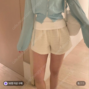포스터 poster 린넨 퍼프 가디건 벌룬 프리티영띵 미엘 런던레이스 byssiny 츄니토리