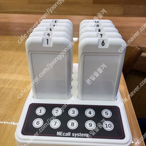 카페진동벨 10구 엔이콜 팝니다