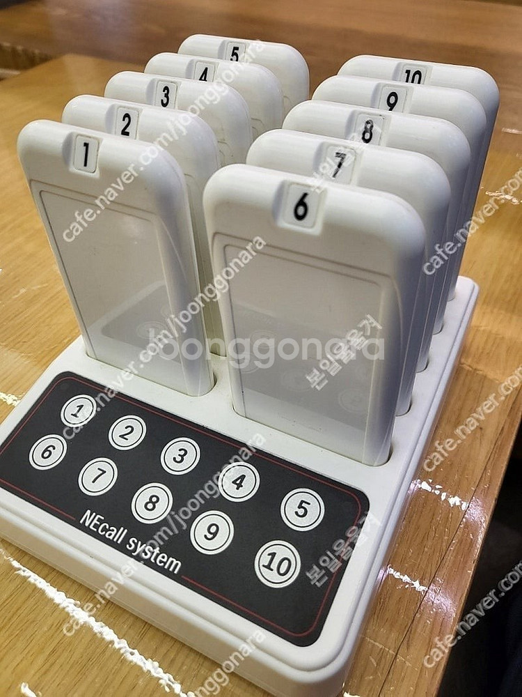 카페진동벨 10구 엔이콜 팝니다--1