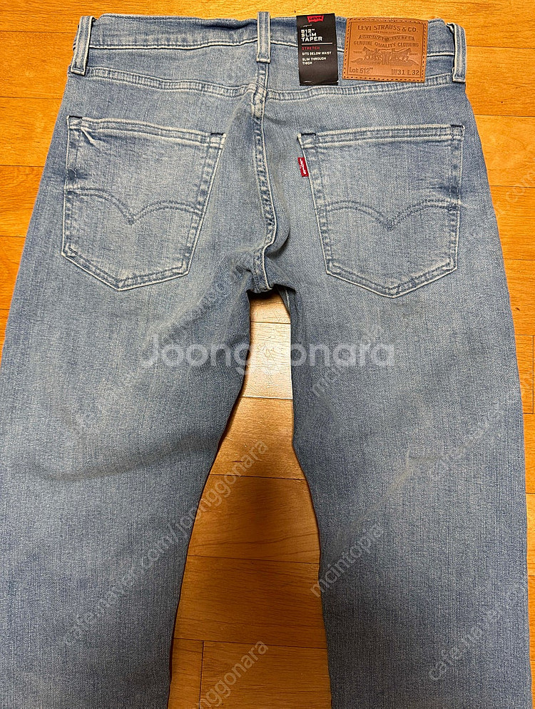 리바이스 프리미엄 512 청바지 31x32 사이즈 levis premium 512 slim taper jeans--7